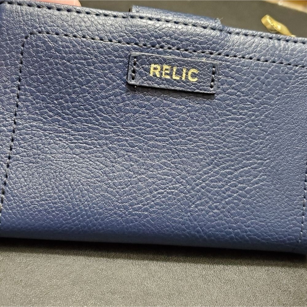 EUC Relic blue wallet
